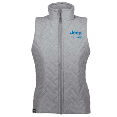 4xe Women's Gray Eco Quilted Vest